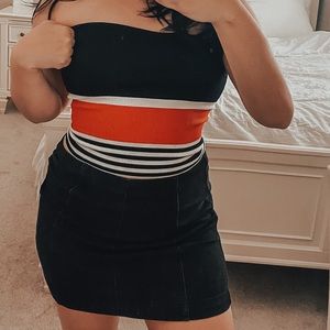 Dynamite Striped Tube Top